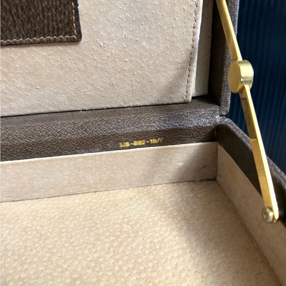 Gucci authentic vintage small trunk supreme coated canvas document case - Picture 14 of 16
